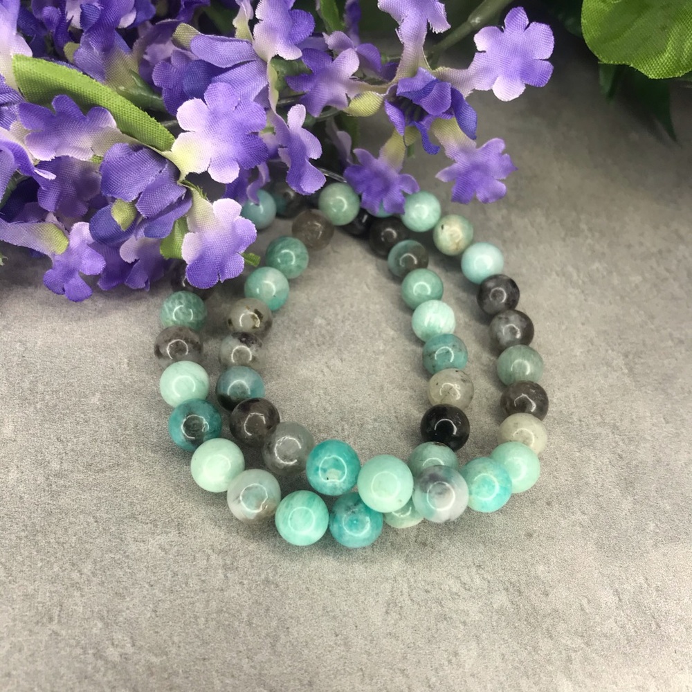 Madagascar Amazonite crystal/gemstone bracelet - Picture 3 of 5